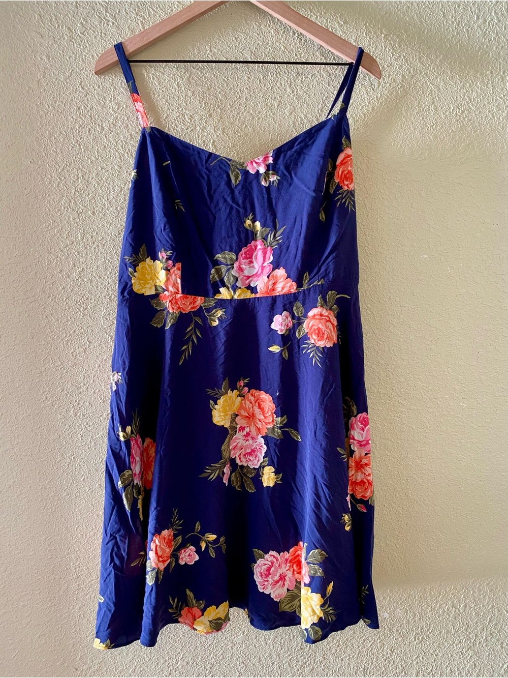 Old Navy Navy Floral Cami Sundress Dress